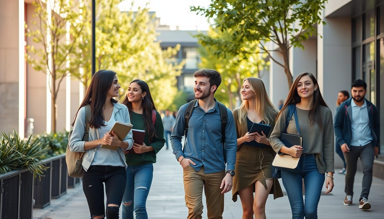 Student developing practical and academic skills