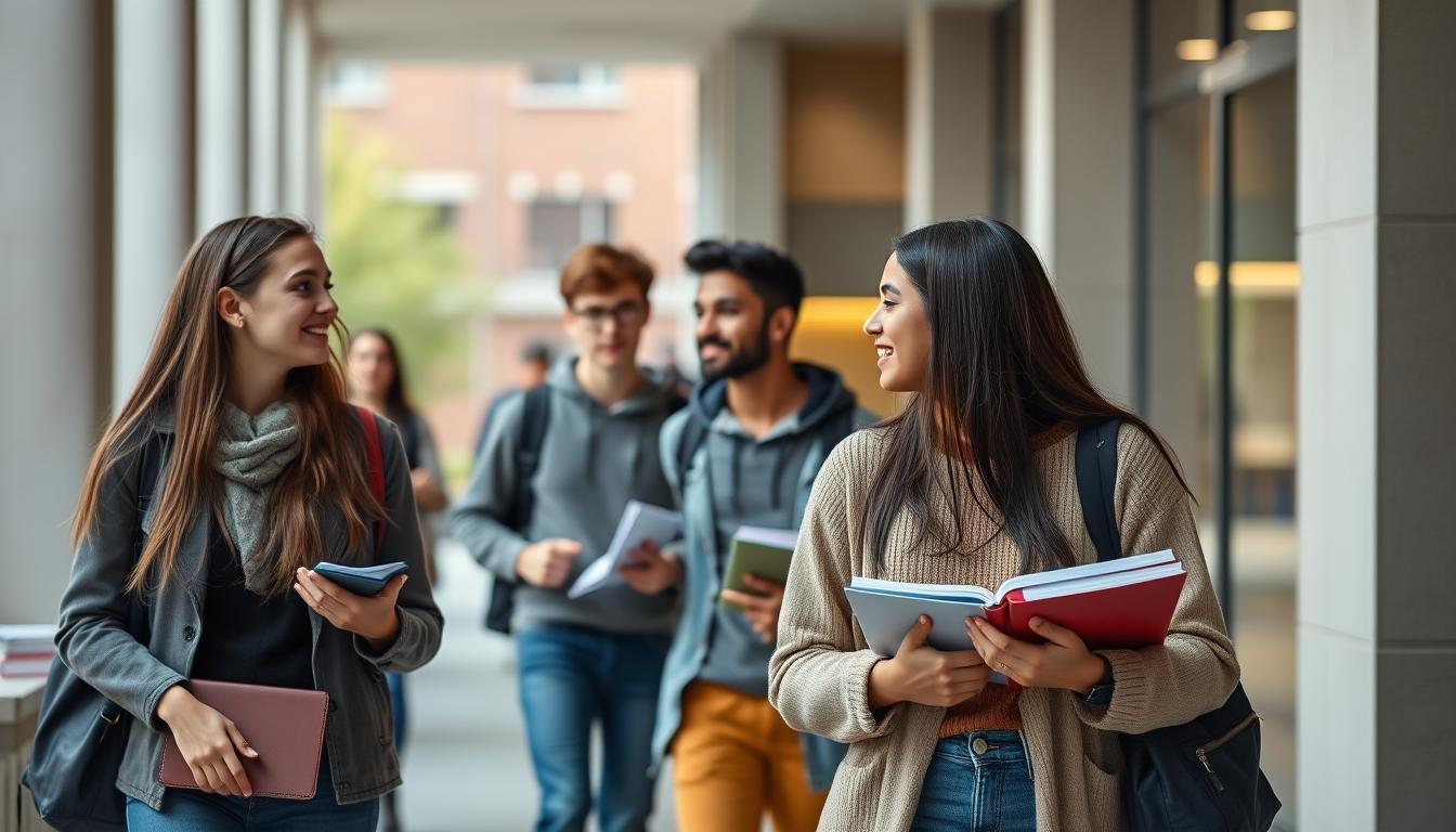 Structured study materials and learning resources on a desk